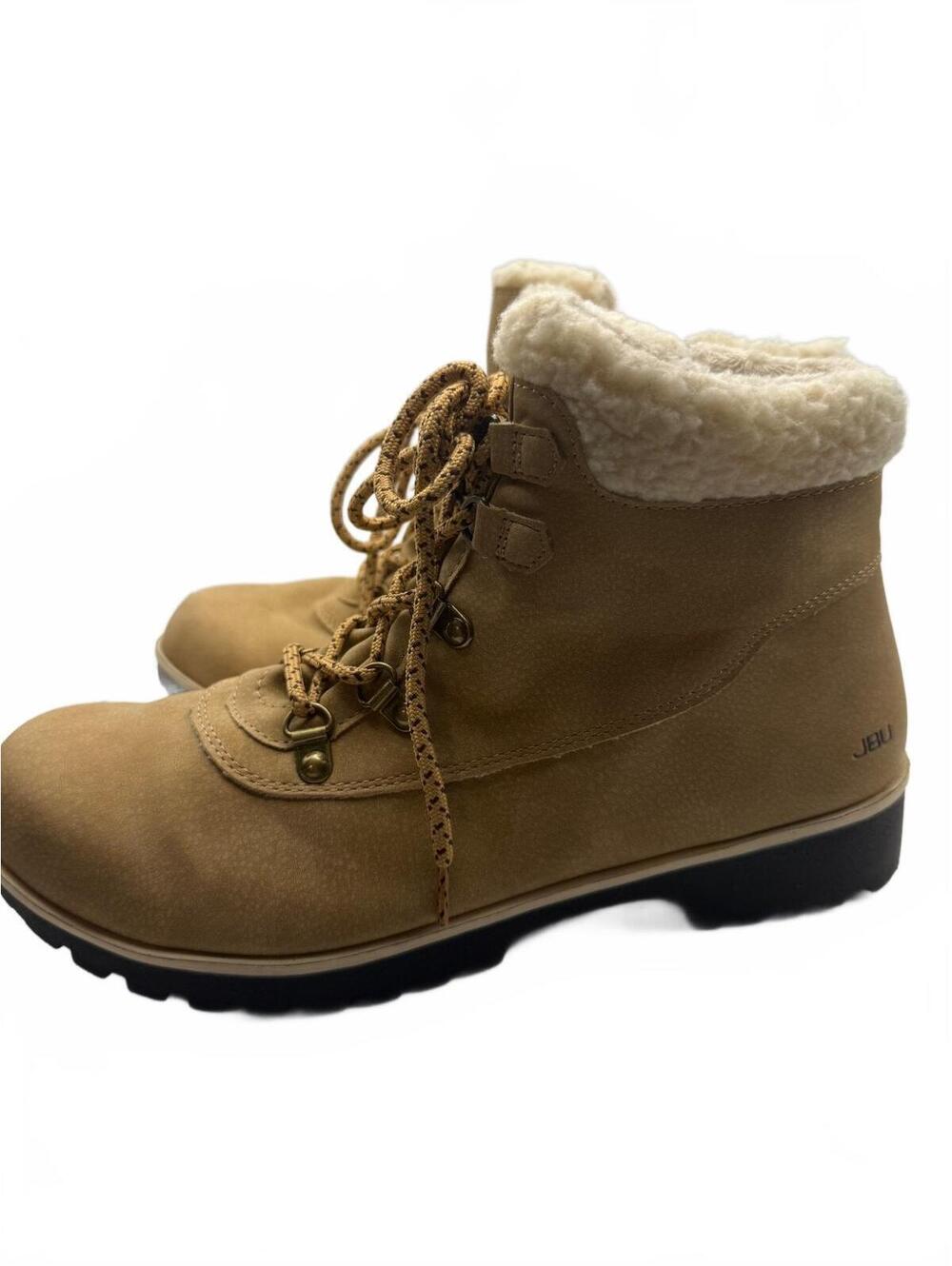 JBU by Jambu Women's Tan Shearling Style Winter Boots